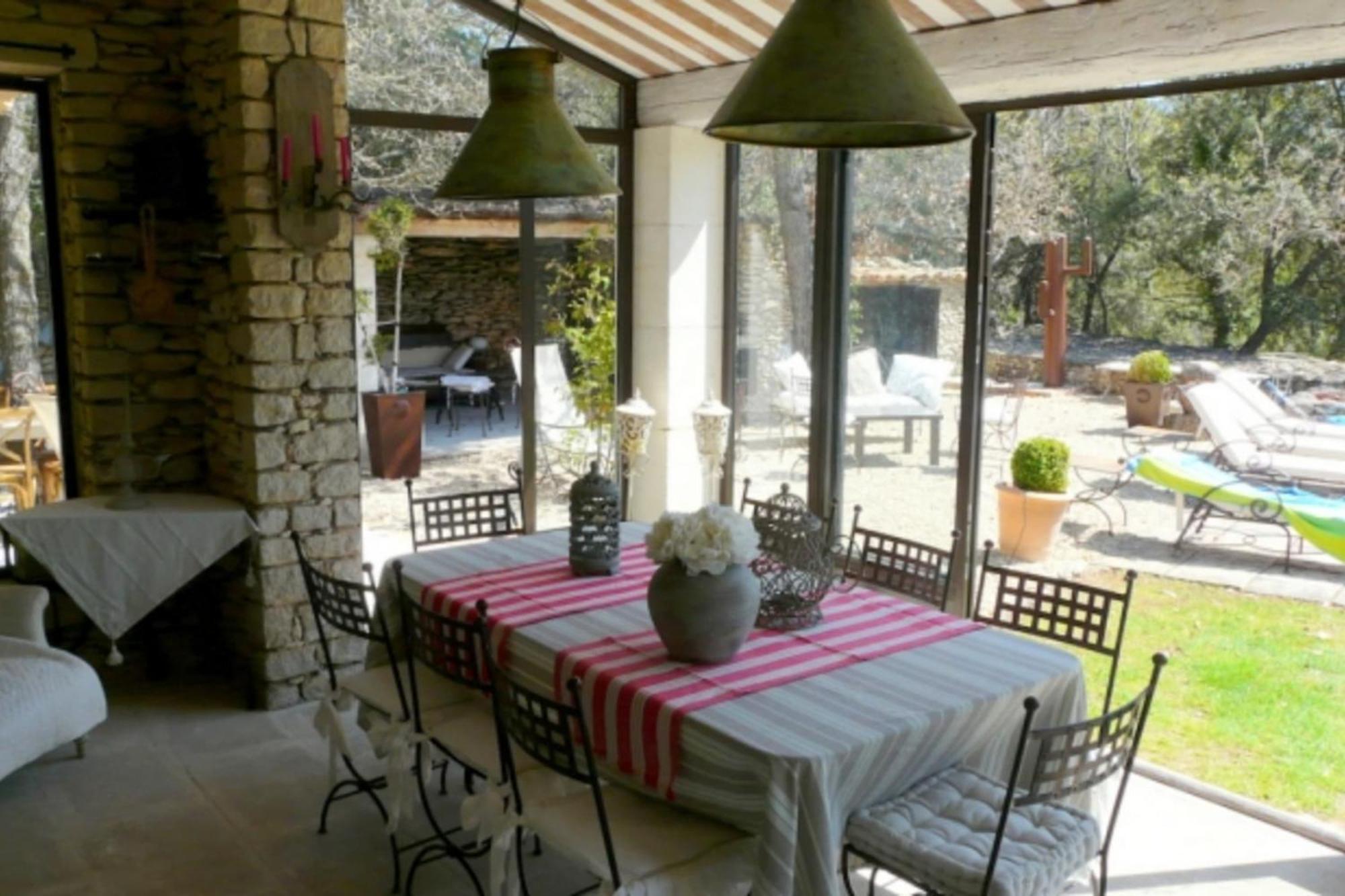 Beautiful Provencal Villa With Pool And Jacuzzi Lacoste  Exterior foto