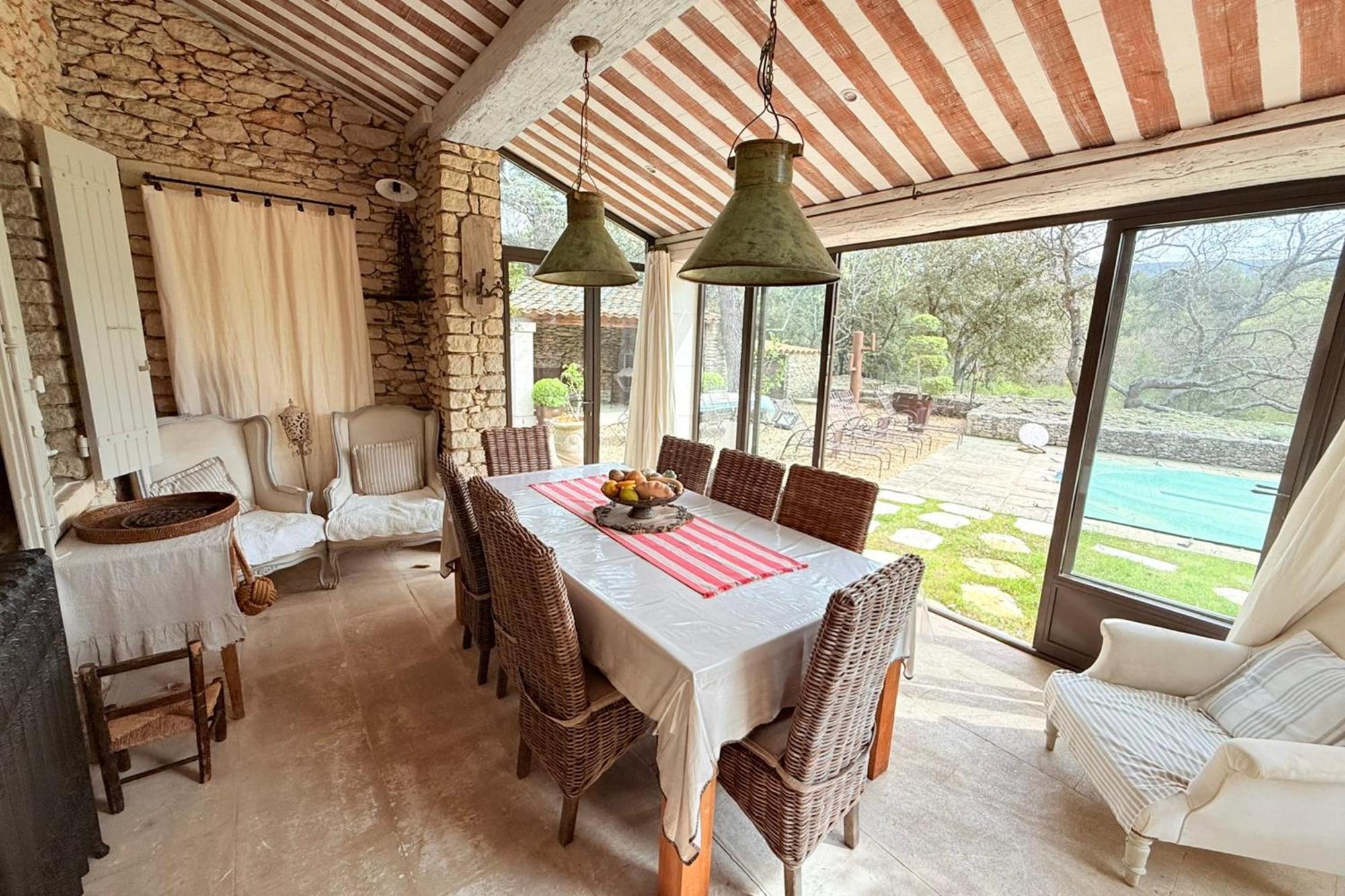 Beautiful Provencal Villa With Pool And Jacuzzi Lacoste  Exterior foto